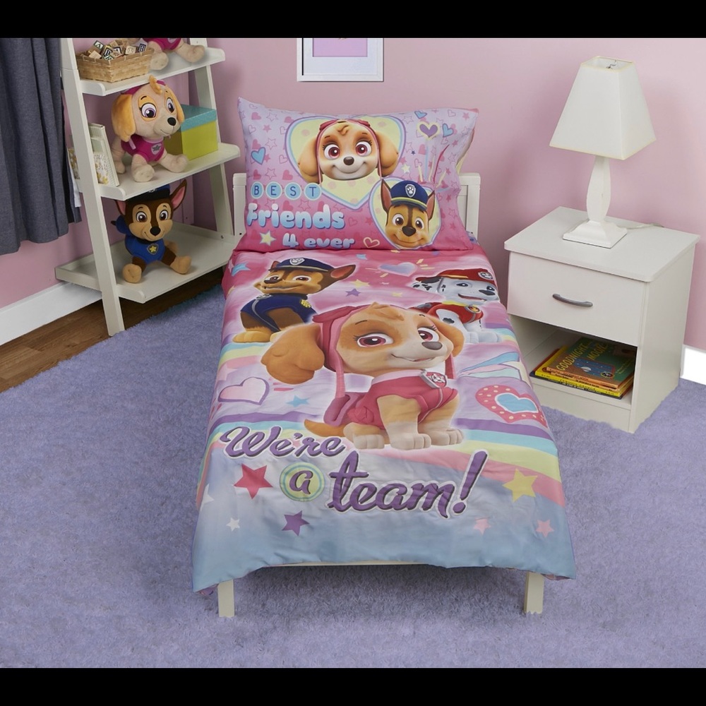Paw Patrol Skye Toddler Bedding Set (4 Pc)